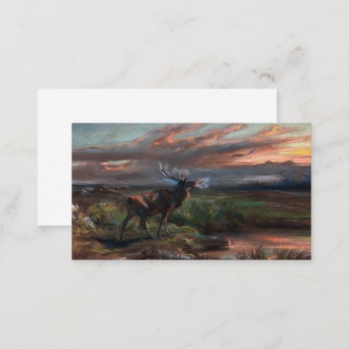 The Call of the Stag 1890 by Rosa Bonheur Business Card
