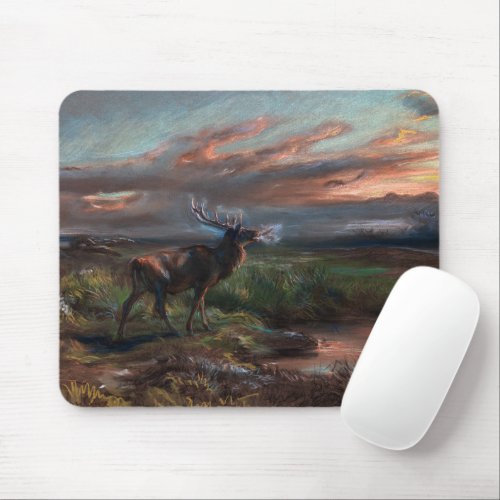 The Call of the Stag 1890 by Rosa Bonheur Mouse Pad