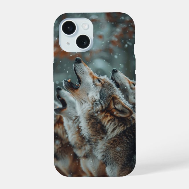 The call of the Wolves   Iphone Case (Back)