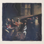 The Calling of Saint Matthew, Caravaggio Scarf<br><div class="desc">Caravaggio (29 September 1571 – 18 July 1610) was an Italian painter active in Rome for most of his artistic life. During the final four years of his life he moved between Naples, Malta, and Sicily until his death. His paintings combine a realistic observation of the human state, both physical...</div>