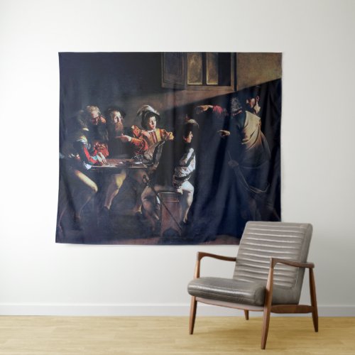 The Calling of Saint Matthew Caravaggio Tapestry