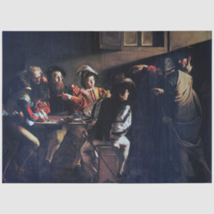 The Calling of Saint Matthew, Caravaggio Tissue Paper