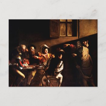 The Calling Of St Matthew By Caravaggio (1600) Postcard by TheArts at Zazzle