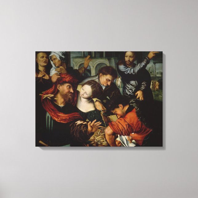 The Calling of St. Matthew Canvas Print (Front)