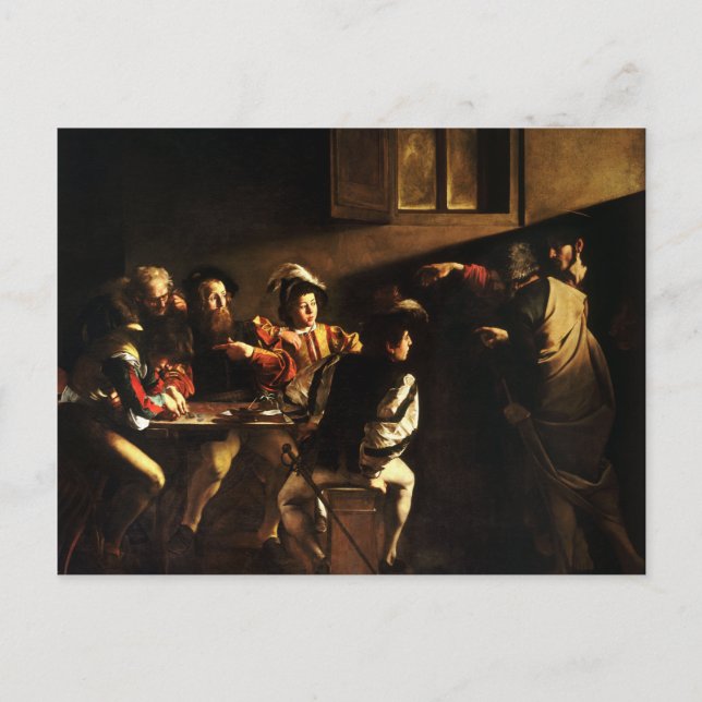 The Calling of St. Matthew Postcard (Front)