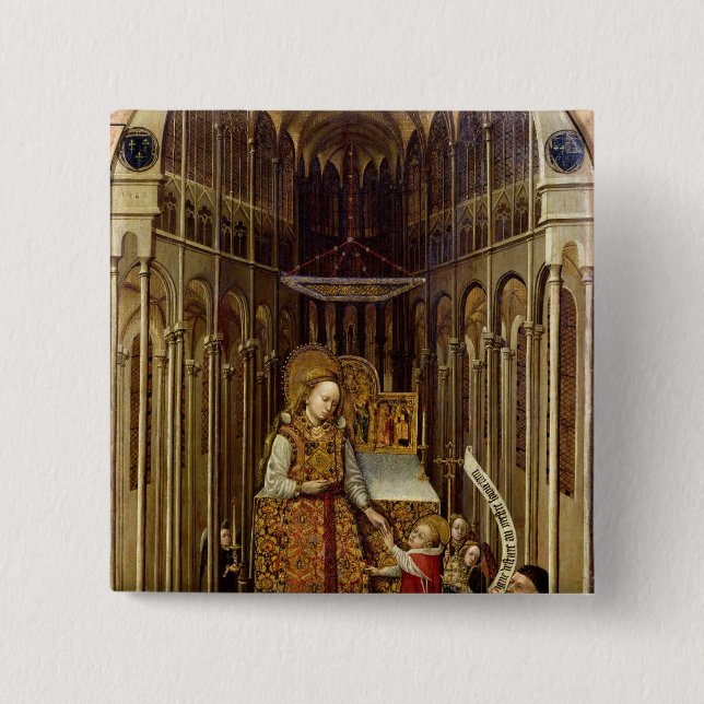 The Calling of the Virgin Button (Front)