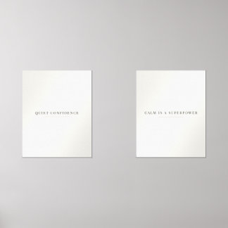 The Calm & Clarity Pair Wall Art Sets