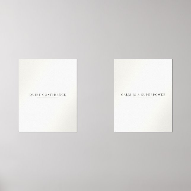 The Calm & Clarity Pair Wall Art Sets (Front)