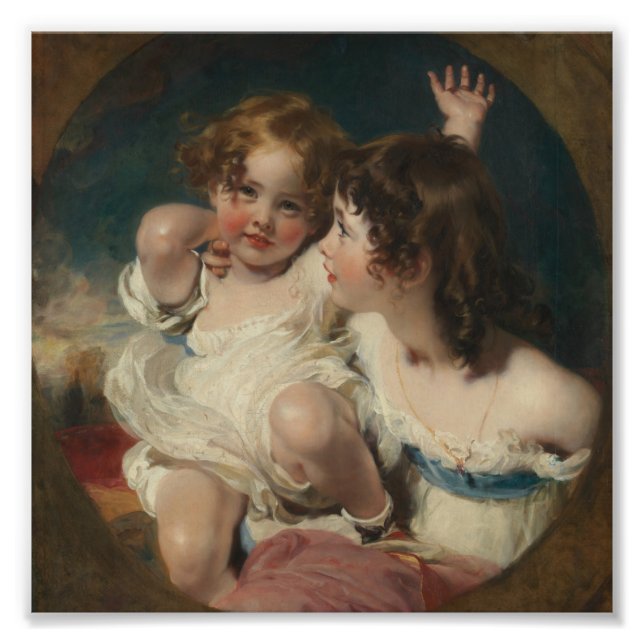 The Calmady Children (Emily, 1818–?1906, and Laura Photo Print (Front)