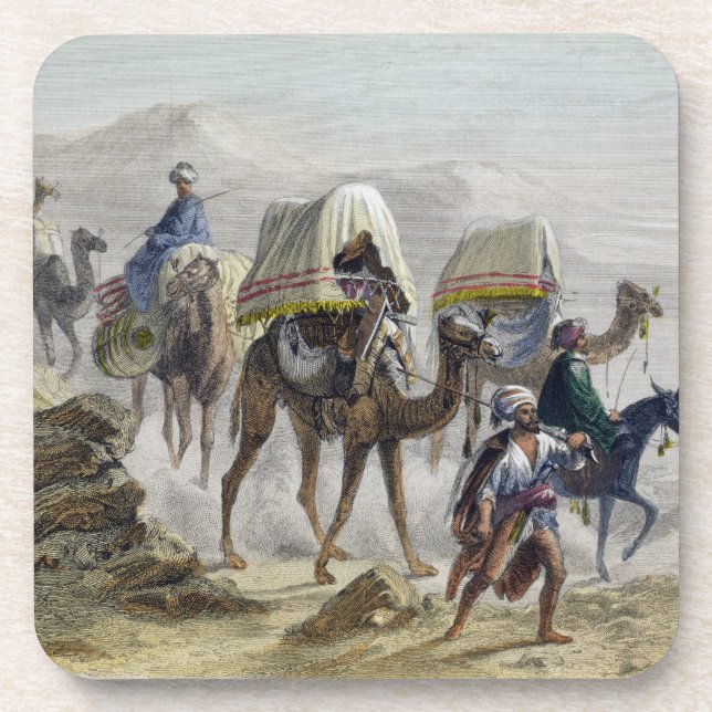 The Camel Train, from 'Constantinople and the Blac Drink Coaster (Front)