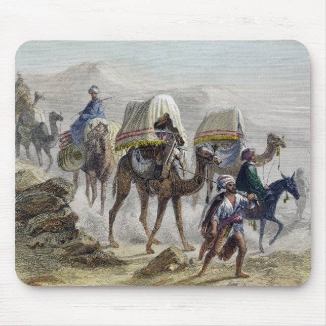 The Camel Train, from 'Constantinople and the Blac Mouse Pad (Front)