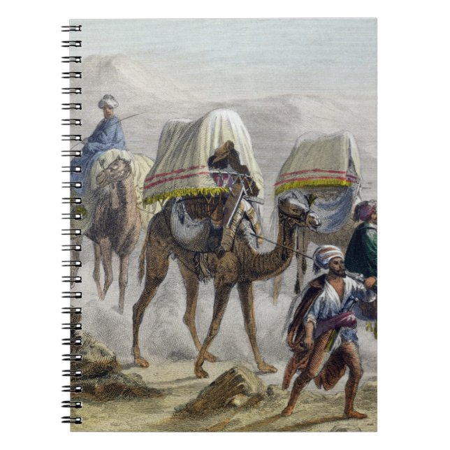 The Camel Train, from 'Constantinople and the Blac Notebook (Front)