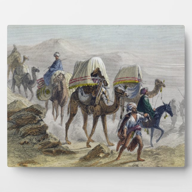 The Camel Train, from 'Constantinople and the Blac Plaque (Front)