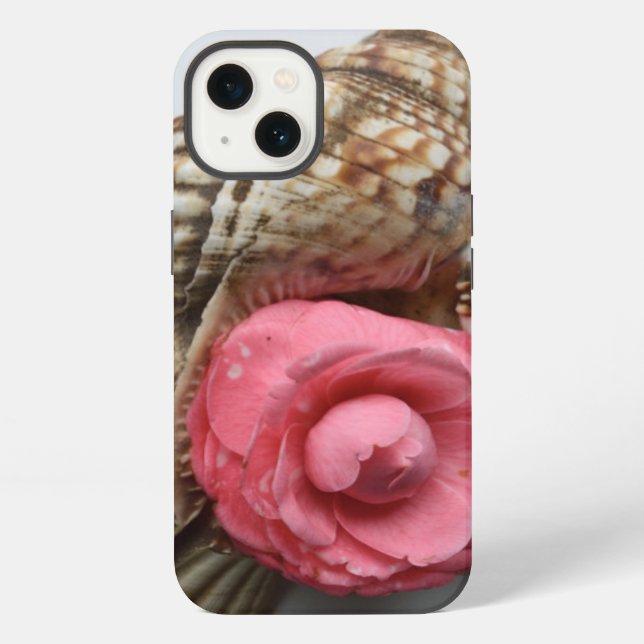 The Camellia And The Shells Iphone Case (Back)