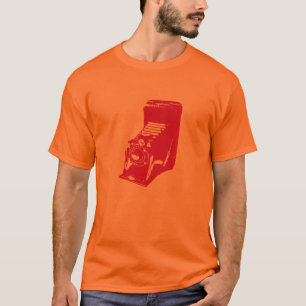 the camera - hot orange T-Shirt