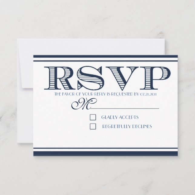 THE CAMEREE RSVP CARD (Front)