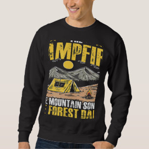 The Campfire Forest Camp Travel Hiking Camper Camp Sweatshirt
