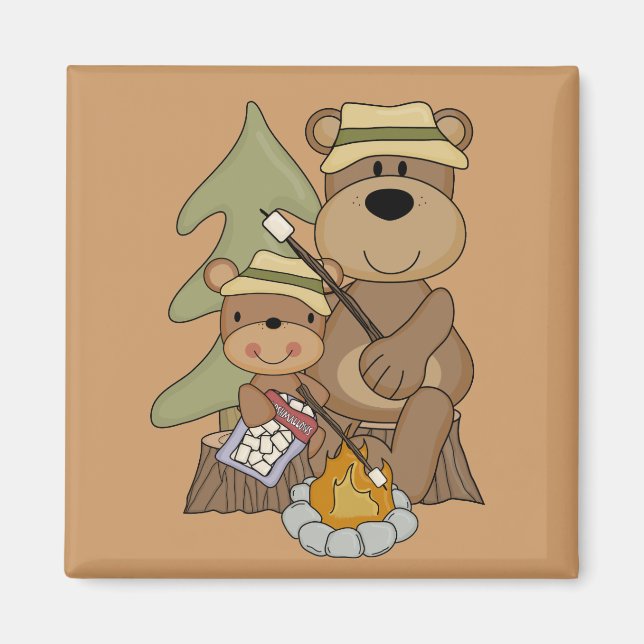 The Campfire Tshirts and Gifts Magnet (Front)