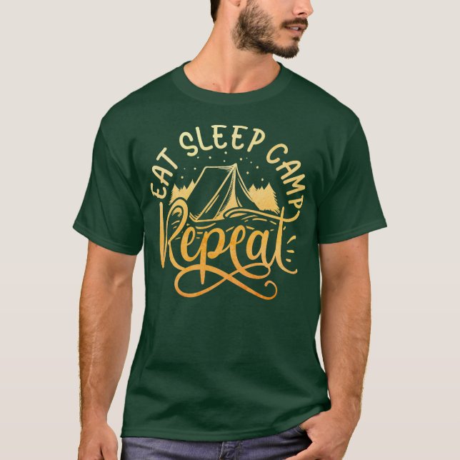 The Camping Lovers T-Shirt (Front)
