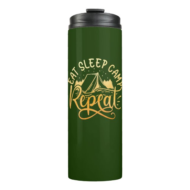 The Camping Lovers Thermal Tumbler (Front)