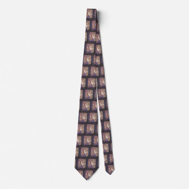 The Can Can Dance, Le Chahut by Georges Seurat Neck Tie (Front)