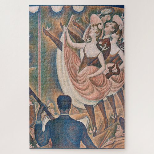The Can_can Seurat Neo Impressionist Pointillist Jigsaw Puzzle
