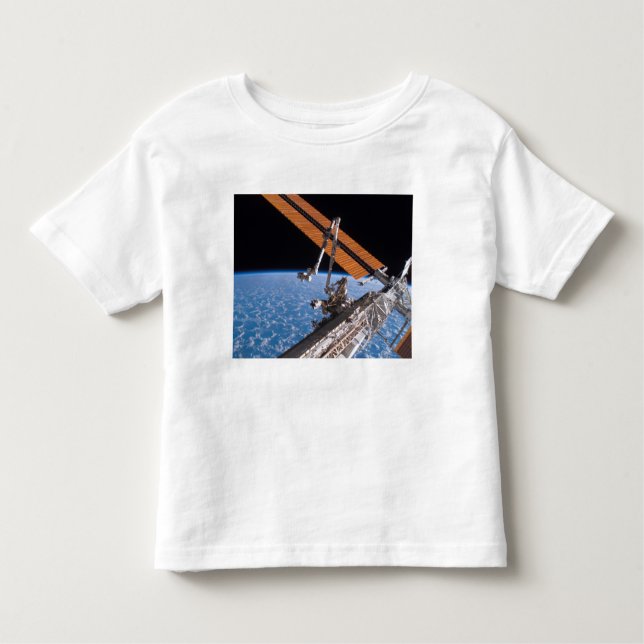 The Canadarm2 and solar array panel wings Toddler T-shirt (Front)