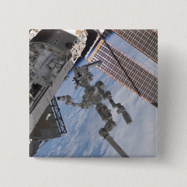 The Canadian-built Dextre robotic system 2 Pinback Button (Front)
