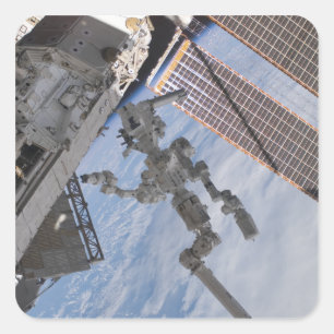 The Canadian-built Dextre robotic system 2 Square Sticker