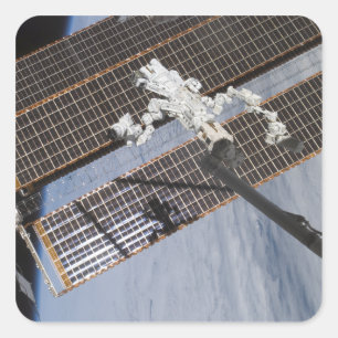 The Canadian-built Dextre robotic system 3 Square Sticker