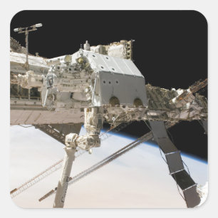 The Canadian-built Dextre robotic system Square Sticker