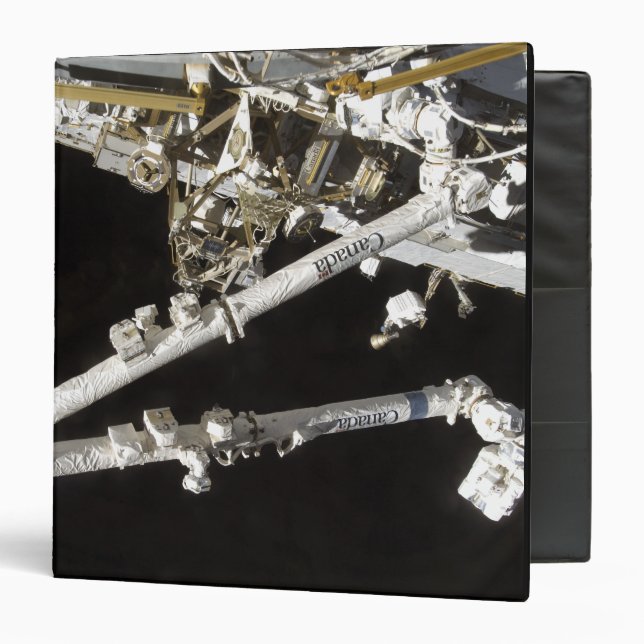 The Canadian-built space station Binder (Front/Inside)