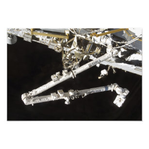 The Canadian-built space station Photo Print