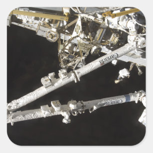 The Canadian-built space station Square Sticker