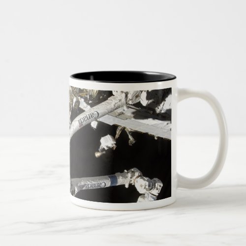 The Canadian_built space station Two_Tone Coffee Mug