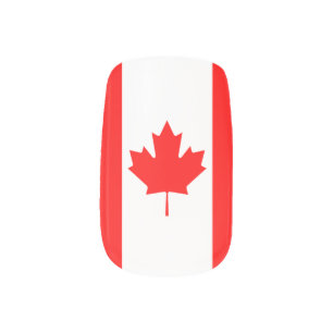 The Canadian Flag, Canada Minx Nail Wraps