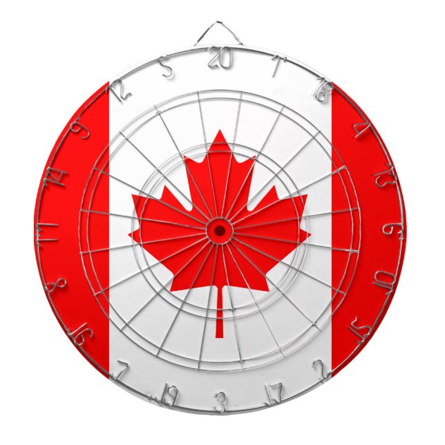 The Canadian Flag - Canada Souvenir Dartboard (Front)
