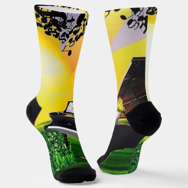 THE CANARY AT SUNRISE! SOCKS (Angled)