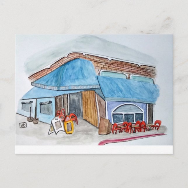 The Candle Cafe Postcard (Front)