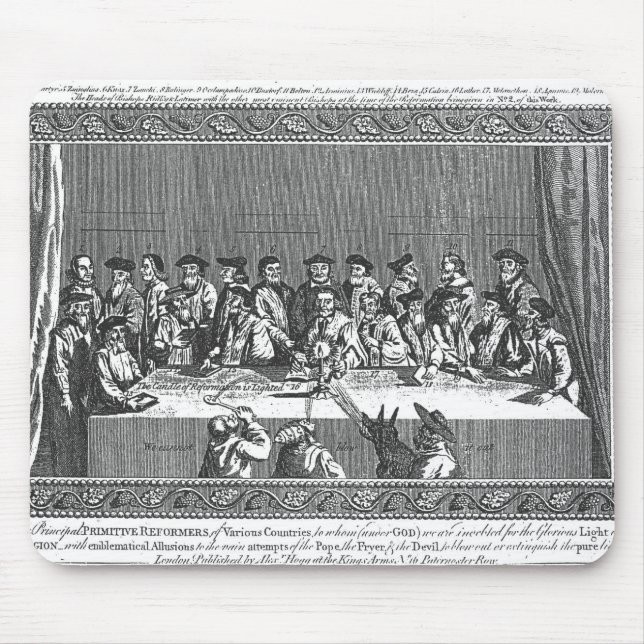 The Candle of Reformation is Lighted' Mouse Pad (Front)