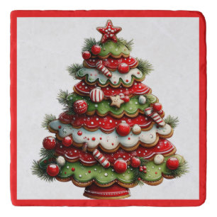 The Candy Cane Christmas Tree Trivet
