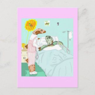 The Candy Striper And Her Patient Postcard