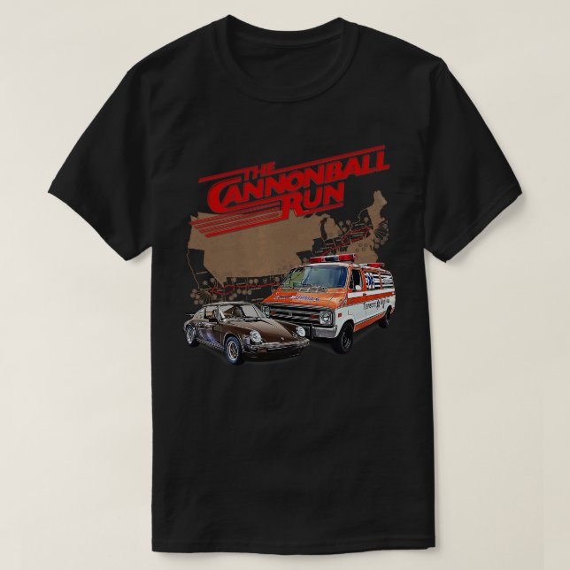 The Cannonball Run T-Shirt (Design Front)