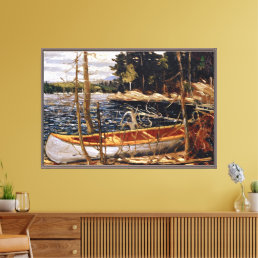 The Canoe, fine art by Tom Thomson Canvas Print