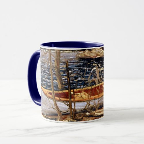 The Canoe fine art by Tom Thomson Mug