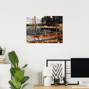 The Canoe, fine art by Tom Thomson, Poster