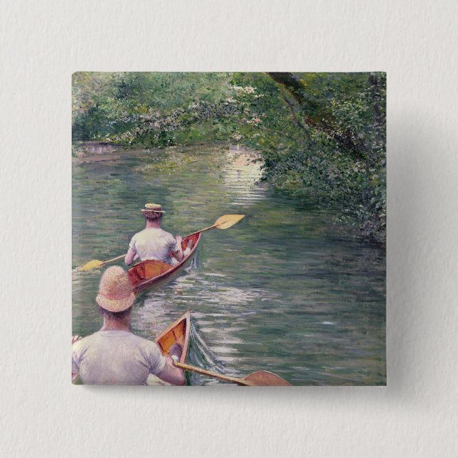 The Canoes, 1878 Button (Front)