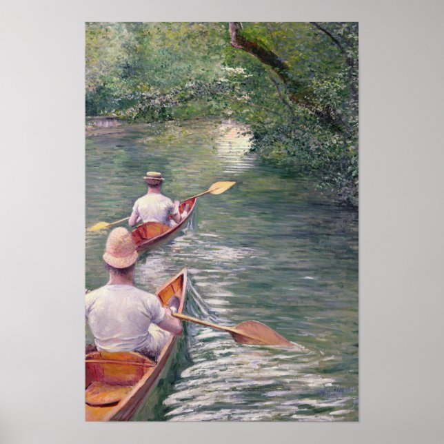 The Canoes, 1878 Poster (Front)