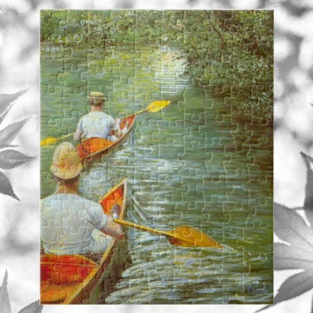 The Canoes, Perissoires by Gustave Caillebotte Jigsaw Puzzle (Creator Uploaded)