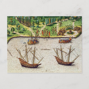 The Cape of Florida and the Dolphin River Postcard